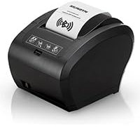 MUNBYN Impresora de Tickets Bluetooth, Impresora Termica Mfi, Puertos USB/LAN/Serial, Compatible con iOS, Android, MacOS, Windows, Linux, Chrome, con Tapa oleófuga y antisalpicaduras