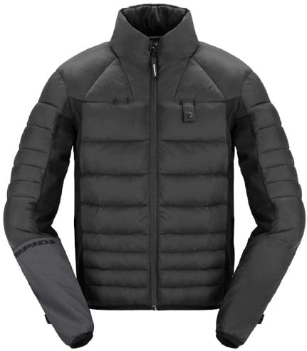 SPIDI Thermo Liner Thermolite® Textil Jacke, schwarz/anthrazit, XL | CE-Protektoren