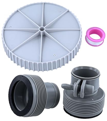 QOXEZY Pool Skimmer Pumpe Ersatz Kit kompatibel mit Summer Wave SFX1000/SFX1500 und 10722/25009 - witterungsbeständiger Kunststoff Umbauset mit Dichtungsdichtung