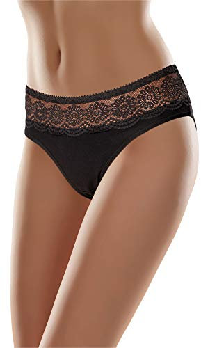 Merry Style Damen Slip MSGAB21 (Schwarz, 40 (Herstellergröße: L))