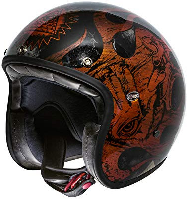 Premier HELM LE PETIT CLASSIC BD ORANGE CHROMED,ORANGE/SCHWARZ,M+