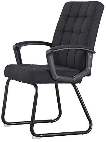 Bseack_Store Stuhl Stuhl, Stahlrohr-Stützbein Feste Armlehne Rückenlehne Ergonomisches Design Sitzende ist Nicht müde Einfacher Büro- / Computer-Stuhl 6 Farben (Farbe : C)