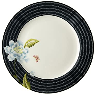 Laura Ashley Heritage Collectables Dessertteller 20 cm Midnight Candy Stripe Porzellan