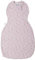 Tommee Tippee Baby Schlafsack The Original Grobag Easy Swaddle, Hip-Healthy Design, 0-3 m, Earth Grape