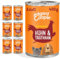 Edgard & Cooper Nassfutter für Hunde (Huhn & Truthahn, 400g x 6), Getreidefrei, natürliche Zutaten und frisches Fleisch, voller essentieller Aminosäuren