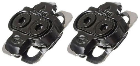 EXUSTAR Unisex-Adult E-C01F SPD-Stollen Easy Typ 8 mm in Aluminium-Standard, Schwarz, One Size