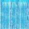 3Pc Light Blue Foil Curtains: 1m*2m Tinsel Party Backdrop Shimmer Curtains, Fringe Backdrop Hanging Streamer for Birthday, Graduation, Xmas, Wedding, Prom, Frozen Parties