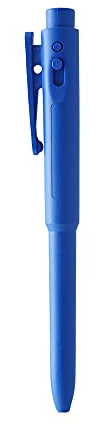 Limpiado Kugelschreiber J800 Detektierbar Röntgenfähig Antibakteriell Bruchfest Splitterfest Ergonomischer Griff Mit Clip einziehbare Mine - Menge: 1x / Schriftfarbe: blau