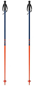 Fischer Skistöcke OneWay GT18 Flame 125cm All Mountain Alpin Stöcke Aluminium