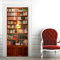 Xxellie 3D Türaufkleber Türfolie Bücherregal Der Bibliothek 60X200Cm Türfolie Selbstklebend 3D Türposter Türaufkleber Türtapete Door - Fototapete