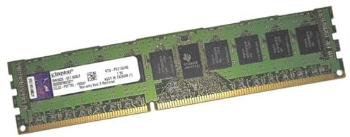 4Go RAM DDR3 PC3-10600R Kingston KTD-PE3138/4G DIMM Registered ECC Serveur