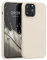 kwmobile Handyhülle für iPhone 13 Pro Max Hülle, für iPhone 13 Pro Max Case - Hülle Silikon - kabelloses Laden - Creme