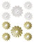 DKD Home Decor Spiegel-Set, Standard