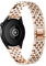 WoPail 22mm Bracelet Femme pour Amazfit Balance/Balance 2/Bip 6/5/Amazfit Cheetah/GTR 4, Bling Diamant Bracelets de Remplacement Métal Bracelets pour Huawei Watch 5/GT 5 46mm - Or Rose
