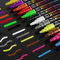 WISYOK 12 Kreidestifte, Whiteboard Marker Neon, Kreidemarker 6mm Doppelspitze, Abwischbare Stifte, Fensterkreide Stifte, Tafelstifte, Glasstift, Chalk Marker Bunt für Erwachsene & Kinder