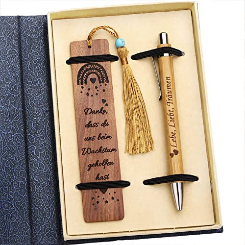 Lesezeichen Personalisiert,OXYEFEI Lesezeichen Kinder Mädchen Schulanfänger Bookmark Set Buchmarker Geschenke für Lehrer Hebamme Freundin Leseratten(Regenbogen)