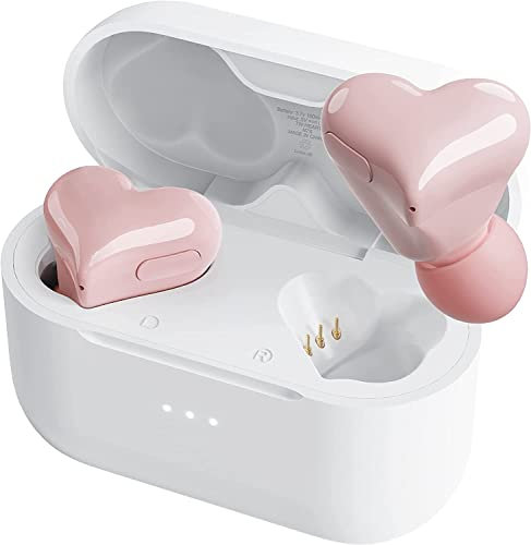 Auricolari Bluetooth Cuffie d'amore per coppie Cuffie Bluetooth In-Ear HiFi Stereo con Cancellazione Rumore Cuffie IPX7 Lmpermeabile Cuffie