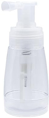 JIHUOO 180ml Plastic Empty Powder Spray Bottle Detachable Dry Comestics Bottle Travel Powder Blower Refillable Barber Bottle for Home Beauty