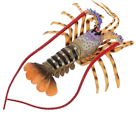TOYANDONA Simulierte -Ornamente Geschenk Meereshummer -modelldekoration Sammlung Gefälschter Meereslebewesen -simulationsmodell Essen Spielzeugzimmer Kind Plastik Künstlich