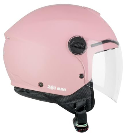 CGM Casque Open Face Young, 261A Mini Mono Rose Mat, YS (48 cm)