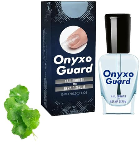 OnyxoGuard Nail Growth and Repair Serum,Strengthens & Hardeners Damaged Nails for Faster Growth. Achieve Stronger, Healthier Nails with Our Effective Formula(1PC*15ML)