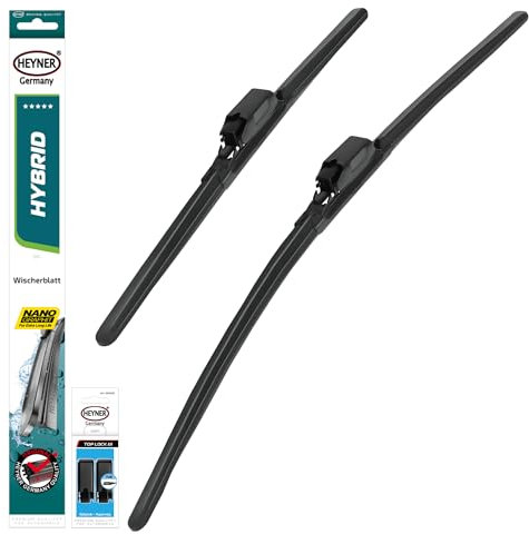 HEYNER® Scheibenwischer Set passend für MERCEDES-BENZ VITO/eVITO/VITO Tourer, Kasten (09.2014-08.2025) HYBRID Flachbalkenwischer