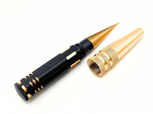 Lexanbohrer Stufenbohrer 1-14mm mit Schutzdeckel Aluminium schwarz gold eloxiert rcbay Rc Modellbau