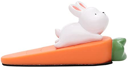 HAOHIZE Butée De Porte, Butée De Porte Animal Arrêt De Porte Animal Mignon Prévention Des Collisions Coupe-Vent Empêcher De Glisser Butée De Porte Cale Décorative Drôle (Lapin)