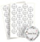Weihnachtssticker selbst gestalten – 40 personalisierte Aufkleber - Stickerbögen – rund, Ø 5 cm – Weihnachtsetiketten als Geschenkaufkleber – Sticker mit Namen - Kranz - Motiv 7