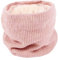 Winter Ski Halsschlauch Herren Fleece Gesichtsschal Damen,Damen Wollschal Pelzig und Hautfreundlich Weicher Winter schal (Rosa)