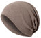 QATOBI Mütze Herren, Slouch Beanie Mütze, Elastisch Laufmütze für Alle Jahreszeiten(Khaki_One size)
