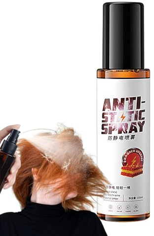 100 ml Antistatic Spray | Instant Fabric Restoration for Clothes | Static Electricity Remover | Adhesive Remover for Fabrics | Antistatic to Reduce Static Charge