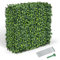 COSTWAY Künstliche Pflanzenwand, Kunstpflanzen bodenstehend, Künstliche Pflanzen Boxwood als Raumteiler & Deko, mit realistischen PE-Blättern, 92 x 38 x 86 cm, ideal für Indoor und Outdoor