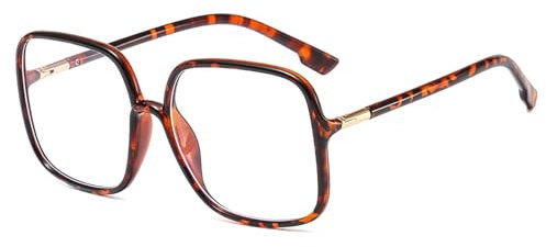 YAMEIZE Groß Blaulichtfilter Brille Damen Computerbrille Anti Blaulicht Brille Lesebrille für Handy Lesen PC