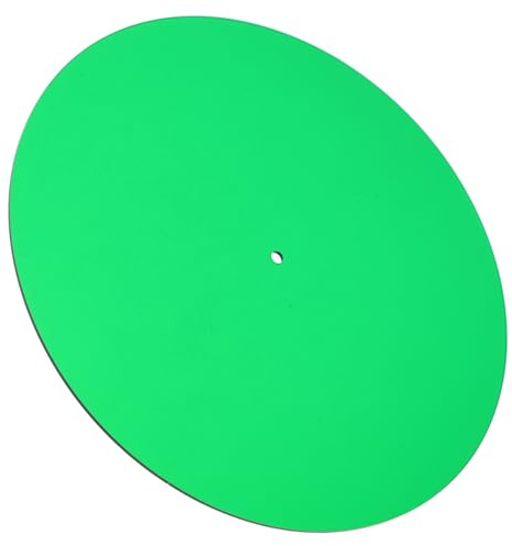 Mikinona Plattenspieler Matte Antistatische Rutschfeste Und Geräuschreduzierende Schallplattenspieler Unterlage Für Vinyl Transparent Verpackung