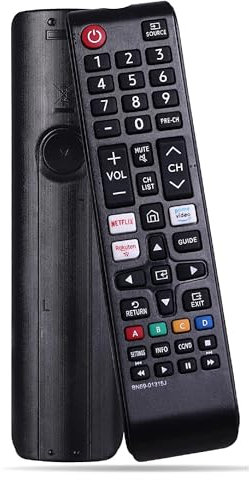 Rynli TV Remote Control Compitible With Samsung BN59-01315B Universal Replacement for Samsung Smart TV, 4K UHD HDR QLED UE Series, No Setup Required, Netflix & Rakuten Buttons