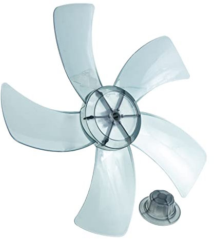 OUNONA Blade Replacement Fan Blades for Pedestal and Table Fans Easy to Install Quiet Operation Sturdy Plastic