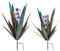 Muzrunq Plantes d'agave en métal décor extérieur, 2pcs 19 ＆ 16 dans Le Jardin métal Agave Solaire 7 Couleurs