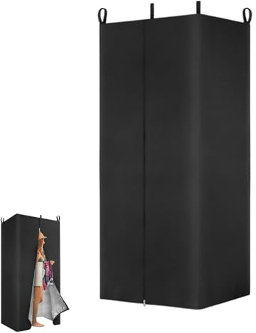Sichtschutzzelt, Umkleidekabine, Markise, 100 x 220 cm, tragbares 420D-Duschzelt, Umzäunungsschutz für Ponton, Camping, Damen, Herren, Mädchen, Tänzer, Outdoor-Ankleiden, einfache Einrichtung