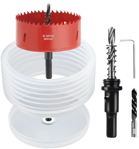 Nivithi Scie Cloche 65mm Bi-Métal M42 HSS Kit Perçage Surface Dépolie