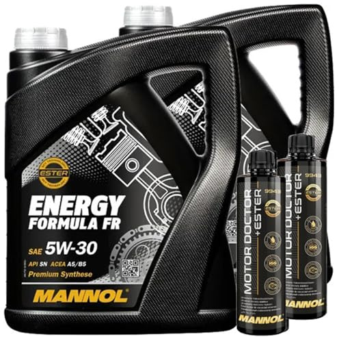 2x5L Mannol 5W30 Öl+2xMOTOR Doctor+Ester | SAE 5W-30 Mn 7707, Api Sn,