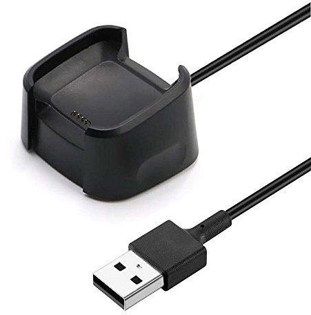 Cargador para Fitbit Versa (no para Versa 2), cable de carga de repuesto con cable USB de 3.3 pies para reloj inteligente Fitbit Versa-1ª generación