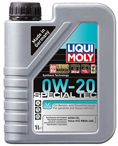 LIQUI MOLY Special Tec V 0W-20 | 1 L | Synthesis technology motor oil | SKU: 20631