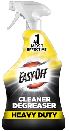 Easy-Off Heavy Duty Degreaser, Removes Grease & Grime, For Kitchen, Garage, Outdoor & More 32oz