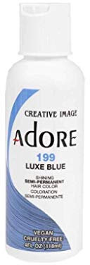 Adore Shining Semipermanente Haarfarbe, Luxe Blue (199), 118 ml