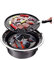 Primst Multifunctional Charcoal Barbecue Grill, Household Korean BBQ Grill, Portable Camping Grill Stove, Tabletop Smoker Grill