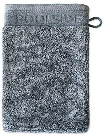 MÖVE Poolside Waschhandschuh 20 x 15 cm, Handtuch - Made in Germany, 100% Baumwolle, Stone (Grau)