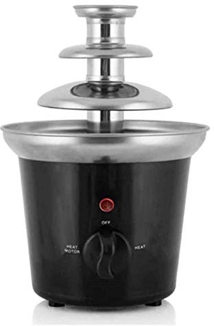 3 Tier Chocolate Fondue Fountain, Stainless Steel Chocolate Cheese Melting Machine for Party Restaurant