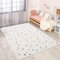 carpet city Teppich Kinderzimmer Creme - Pünktchen, Gepunktet - Kinderteppich 160x230 cm - Spielteppich Kinder - Babyzimmer Deko