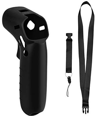 DJFEI FPV Combo Drone Fernbedienung Schutzhülle mit Lanyard, Silikon Schutzhülle Staubdichte Abdeckung Fall Haut Fernbedienungsschutz mit Halsband Lanyard für DJI FPV Combo Drone (D)